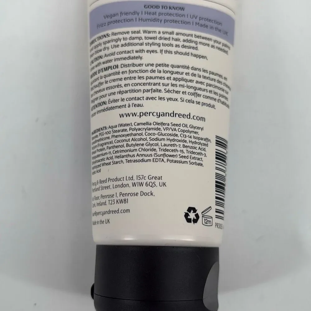 Percy & Reed Session Styling Smoothing Blow Dry Cream‎ 100ml 3.4 Fl Oz Brand New